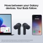 Samsung Galaxy Buds 3 FE (2025) True Wireless Bluetooth Earbuds, Gray | Active Noise Cancellation, Powerful Sound, Clear Calls, Long Lasting Battery, Hands Free AI [US Version, 2 Year Warranty] - Image 8