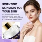 NAD Cream with Collagen & Retinol Anti Aging Face Moisturizer, Hyaluronic Acid, Day & Night Cream, For Wrinkles, Firming & Smoothing, For Dry, Crepey Skin 1.76 oz - Image 3
