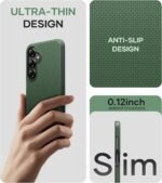SSLOTSCASE for Samsung Galaxy A16 Phone Case with Screen Protector, Green | Military Grade Drop Protection, Slim Lightweight Full-Body Rugged Protective Phone Case Cover for Samsung Galaxy A16 - Image 4