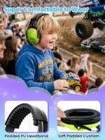 Dr.meter Ear Muffs for Noise Reduction: 27.4SNR Noise Cancelling Headphones for Kids Adults, EM100 Adjustable Hearing Protection Earmuffs for Monster Jam, Autism Sensory, Concerts, Fireworks - Image 3