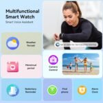 Smart Watch for Men - 1.85" HD 2026 Upgraded Fitness Tracker Bluetooth Call and Text Smartwatch with 7 Day Battery 5 ATM Waterproof Heart Rate Sleep Monitor 130+ Sport Modes for Android & iOS (Black) - Image 7