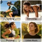 IP7 Wireless Earbuds for Sport Bluetooth Earbuds with Bass Stereo for boy | Wireless earbuds with Bluetooth 5.4 ANC noise Reduction LED Display 90 hours playtime and IPX7 waterproof for Gym Running - Image 7