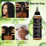 Lifewithqueenp Hair Care Growth Oil, Ayurvedic Hair Growth Oil, Lightweight Natural Herbs Scalp Oils for All Hair Types (1) - Image 6