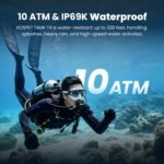 KOSPET Tank T4 Rugged Smart Watch for Men, GPS & Offline Maps, Full Stainless Steel, 10ATM Waterproof 45m Freediving, 180+ Sports Modes, 15-Day Battery, Bluetooth Calls, Heart Rate & Sleep Monitor - Image 5
