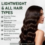 Batana Oil for Hair Growth with Rosemary, Biotin & Castor Oil, Hair Growth Oil for Thinning Hair & Hair Loss, Deep Nourishing Scalp Repair, Repair Damaged Hair & Split Ends, For Women & Men, 4.2 oz - Image 2