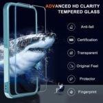 Case for Samsung Galaxy S25 Edge, Full Body Heavy Duty Rugged Shockproof Protective Phone Cover with Lanyard Strap, Tempered Glass Screen Protector and Camera Lens Cover, Mint Green - Image 5