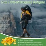 Pure Oregano Oil of Oregano with Black Seed Oil, 2 in 1 Organic Oregano Capsules for Immune Support & Overall Wellness, Non-GMO, Gluten Free, 300 Softgel - Image 6