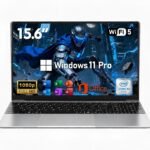 NIAKUN Laptop, Window 11 Pro Laptop Computer 2026, 15.6 Inch Lap Top, 16GB RAM 256GB SSD PC, M3-6Y30 Processor, FHD Display, WIFI5, BT4.2, Webcam, Office 365 for Business, School, Work, Student, Gray
