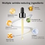 Retinol Serum for Face, Anti Aging & Anti Wrinkle B5 Resurfacing Retinol Serum with Niacinamide, Collagen & Hyaluronic Acid, Smooths Wrinkles & Fine Lines, Dark Spot Corrector, Brighten Dullness - Image 3