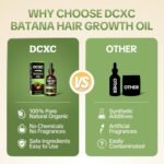 100% Pure Batana Oil for Hair Growth - Natural Scalp Care & Hair Thickening Treatment | Revitalizes Damaged Hair, Reduces Breakage & Enhances Shine | Deep Conditioner for All Hair Types - 2oz - Image 6