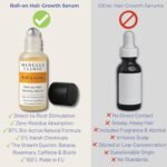 Hair Growth Serum Roll-On – 5% Rosemary, 3% Protein & 2% Caffeine – Batana Oil & Biotin for Scalp & Hair Thickening – Targeted Non-Greasy Treatment – 1 fl oz (30 ml) - Image 4