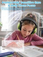 Dr.meter Ear Muffs for Noise Reduction: 27.4SNR Noise Cancelling Headphones for Kids Adults, EM100 Adjustable Hearing Protection Earmuffs for Monster Jam, Autism Sensory, Concerts, Fireworks - Image 7