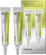 celimax The Vita A Retinal Shot Tightening Booster (Duo Set 0.51 fl.oz x 2) | 0.1% Retinal, 3% Matryxyl, High-Strength Retinoid, Anti Aging, Pore Minimizer, Fine Lines, Skin Firming, Korean Skin Care