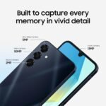 Samsung Galaxy A16 5G A Series, Unlocked Android Smartphone, Large AMOLED Display, Durable Design, Super Fast Charging, Expandable Storage, 5G Connectivity, US Version, 2025, Blue Black - Image 3