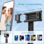 SelfieShow Selfie Stick, Extendable Selfie Stick Tripod with Wireless Remote and Tripod Stand, Portable, Lightweight, Compatible with iPhone 17 16 15 14 13 12 Pro Xs Max/Samsung Smartphone and More - Image 4