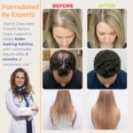 Hair Growth Serum Roll-On – 5% Rosemary, 3% Protein & 2% Caffeine – Batana Oil & Biotin for Scalp & Hair Thickening – Targeted Non-Greasy Treatment – 1 fl oz (30 ml) - Image 5