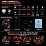 Smart Watch for Men with GPS, 1.46" AI Smartwatch, BT Call/Text Reply, Heart Rate/Sleep Monitor/Health Analysis, 100+ Sports Modes, 5ATM Waterproof Fitness Tracker for Android iOS – 2 Bands - Image 8
