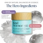 Kind Science Hydration Cream - Moisturizer Face Cream For Women - Anti Aging for Day and Night - Visibly Reduces Wrinkles, Improves Smoothness & Elasticity - Fragrance Free, Cruelty Free, 2 oz - Image 4