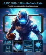 8849 Tank 2 Pro Phone, Rugged Android Smartphone with 23800mAh Big Battery | 6.79’’, Built-in Projector, Android 15, 512GB Unlocked 4G Heavy Duty Cell Phone OTG for Construction Survey Outdoor Camping - Image 8