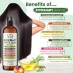 VITAL AFFAIR Blend Of Pure Rosemary Oil For Hair Growth With Castor, Batana, Jojoba Oil-Infused With Biotin & Vitamin E-Blend of Effective Hair Oils for Hair Growth-Strengthening Treatment 16 Fl Oz - Image 5