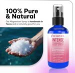 Intense Magnesium Spray Triple Magnesium Power: All Natural Magnesium Chloride, Glycinate, Sulfate -4oz - Image 5