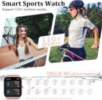 Smart Watch Women Men, 1.85’’ Reloj Inteligente para mujer hombre, Make/ Answer Call, Health Monitor/Blood Pressure, 110+ Sports Modes, Voice Control, IP68 Waterproof Compatible with Android & iPhone - Image 6