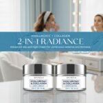 Skin 2.0 Hyaluronic Acid & Collagen Face Moisturizer – Deep Hydration & Firming Cream for Smooth, Youthful Look – Dermatologist Tested, Korean Skin Care Set, Vegan, Clean Beauty – Day & Night Duo - Image 2