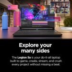 Lenovo Legion 5a - 2026 - Gaming Laptop - NVIDIA GeForce RTX 5060-15.3" OLED WQXGA Display - 165Hz Refresh Rate - Ryzen 7 250-32GB Memory - 1TB Storage - Eclipse Black - Image 4