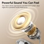 Open Ear Clip on Earbuds Bluetooth Headphones Wireless Ear Buds | Bluetooth 5.4 LED Digital Display IPX5 Waterproof HiFi Stereo 36H Playtime Comfortable Lightweight - Image 5