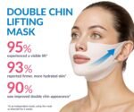 Stylia MaxiLift V-Line Lifting Collagen Face Mask - Double Chin Strap - Jawline Shaper - Neck Firming and Tightening Mask with Hyaluronic Acid & Aloe Vera - Chin Strap for Sleeping (10PC) - Image 4