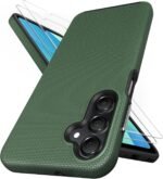 SSLOTSCASE for Samsung Galaxy A16 Phone Case with Screen Protector, Green | Military Grade Drop Protection, Slim Lightweight Full-Body Rugged Protective Phone Case Cover for Samsung Galaxy A16