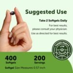 Micro Ingredients Ginkgo Biloba 120 mg Per Serving, 400 Softgels | 3-in-1 with Panax Ginseng & Lion’s Mane | Herbal Mushroom Blend | Made with MCT Oil | Non-GMO - Image 4