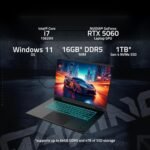 GIGABYTE - Gaming A16 Gaming Laptop - 165Hz 1920x1200 WUXGA - NVIDIA GeForce RTX 5060 - Intel i7-13620H - 1TB SSD with 16GB DDR5 RAM - Windows 11 Home AD Gaming A16 CVHI3US894SH - Image 2