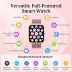 Smart Watch Women Men, 1.85’’ Reloj Inteligente para mujer hombre, Make/ Answer Call, Health Monitor/Blood Pressure, 110+ Sports Modes, Voice Control, IP68 Waterproof Compatible with Android & iPhone - Image 7