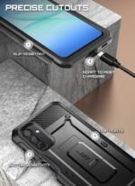 SUPCASE for Samsung Galaxy A17 5G Case Unicorn Beetle Pro, Military-Grade Drop Protection, Built-in Screen Protector, Kickstand Ring Holder, Rotatable Belt Clip Holster, Full Body Cover, Black - Image 5