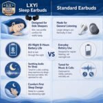 Sleep Earbuds Ultra-Thin Invisible Headphones for Side Sleepers, 8-Hour Battery(24h w/Case) No Buttons, No Lights, No Alerts, Noise Blocking, Bluetooth, Gift for Him & Her, Mom & Dad - 2nd Gen - Image 4