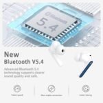 Wireless Earbuds, Bluetooth 5.4 Headphones in Ear with HiFi Stereo Deep Bass, 4 ENC Noise Cancelling Mic Wireless Earphones 40H, in-Ear Earbud Bluetooth Dual LED Display IP7 Waterproof, Dark Blue - Image 2