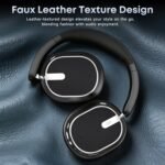 Hybrid Active Noise Cancelling Bluetooth Headphones, Over Ear Wireless Headphones with 120H Playtime, Hi-Res Audio, Deep Bass, Memory Foam Ear Cups for Home Office Travel - Image 8