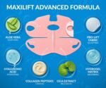 Stylia MaxiLift V-Line Lifting Collagen Face Mask - Double Chin Strap - Jawline Shaper - Neck Firming and Tightening Mask with Hyaluronic Acid & Aloe Vera - Chin Strap for Sleeping (10PC) - Image 6