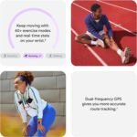 Google Pixel Watch 4 (41mm) - Android - 2 Years of Data- Heart Rate,Sleep & Fitness Tracking -30-Hour Battery -Polished Silver Aluminum Case - Iris Active Band - LTE (2025) -Google Pixel Watch app - Image 4