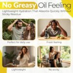 7-1 Hair Oil for Hair Growth with Rosemary- Tea Tree-Coconut & Castor Oils, Infused with Vitamin E –Hydrating Treatment for Hair Fall, Dry Scalp & Thicker, Healthier Hair –Men & Women,8 Fl Oz - Image 6