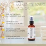 PURA D'OR 3.3 Oz ORGANIC AM Moisturizing Face Oil - Morning Glow Hydrating Skincare -Lightweight Moisturizer for Glowing Skin - All Natural, Vegan, Paraben-Free - Women & Men, Ayurvedic Skin Care - Image 3