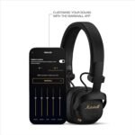 Marshall Milton A.N.C. Wireless On-Ear Headphones - Adaptive Noise Cancellation | 80 Hr Playtime | Microphone for Calls | Durable & Foldable Design for Travel | Spatial Audio - Black - Image 10