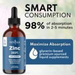 Liquid Zinc Drops for All Ages by NEW AGE - Zinc Sulfate for Immune Support, Vegan, Non-GMO & Gluten Free, 120 Day Supply, 4-Pack - Image 5