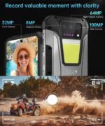 8849 Tank 2 Pro Phone, Rugged Android Smartphone with 23800mAh Big Battery | 6.79’’, Built-in Projector, Android 15, 512GB Unlocked 4G Heavy Duty Cell Phone OTG for Construction Survey Outdoor Camping - Image 6