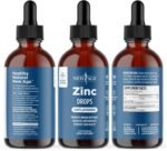 Liquid Zinc Drops for All Ages by NEW AGE - Zinc Sulfate for Immune Support, Vegan, Non-GMO & Gluten Free, 120 Day Supply, 4-Pack - Image 7