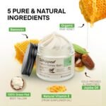 Beef Tallow Honey Balm for Skin: 100% Grass Fed Whipped Organic Moisturizer with Organic Raw Honey, Jojoba Oil, Vitamin E – Natural Face and Body Care for Mature, Dry or Sensitive Skin, 2oz - Image 3