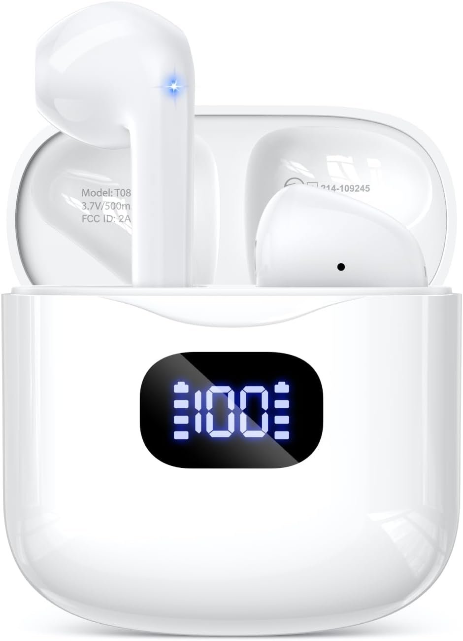 51VxSqysy6L._AC_SL1500_.jpg KTGEE Wireless Earbuds Bluetooth 5.3 Ear Buds Headphones, 40Hrs Playback - Image 1