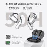 Open Ear Earbuds Wireless Bluetooth 5.4, Bluetooth Earbuds with Earhooks, HiFi Stereo Open Ear Headphones with ENC Mic, IP7 Waterproof Wireless Headphones for Running, Sports, Workout and Business - Image 6