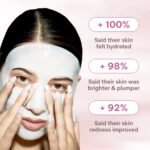 Bio-Collagen Face Mask Overnight – Hydrating Korean Sheet Mask – Niacinamide & Low Molecular Collagen – Firming & Smoothing Skincare for All Skin Types – 4 Masks - Image 7